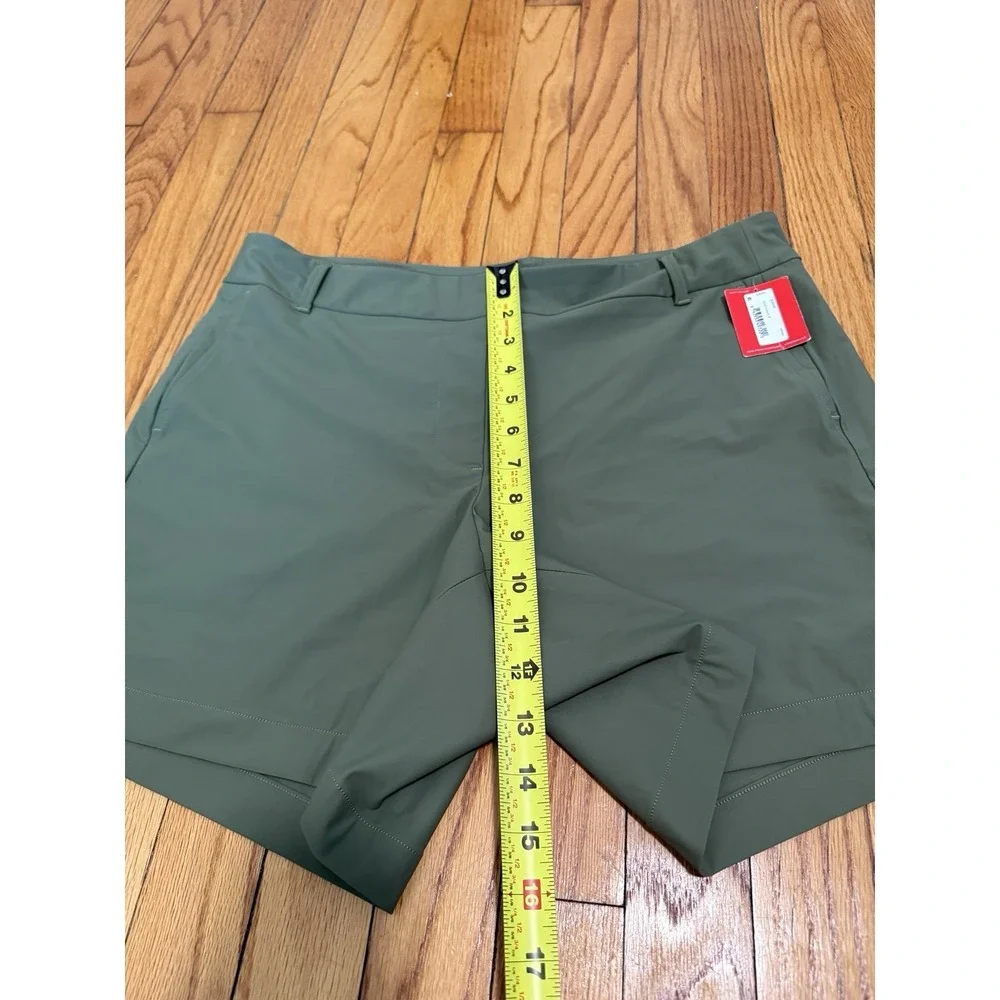 Spanx NWT Green Sunshine 6 Inch Performance Stretch Shorts Size Large
